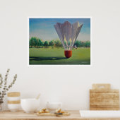 "Shuttlecocks" Paul Jackson Waterverf Poster (Keuken)