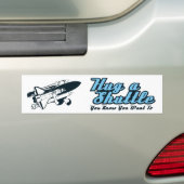 ShuttleHugger Knuffel Een Shuttle Bumpersticker (Op auto)