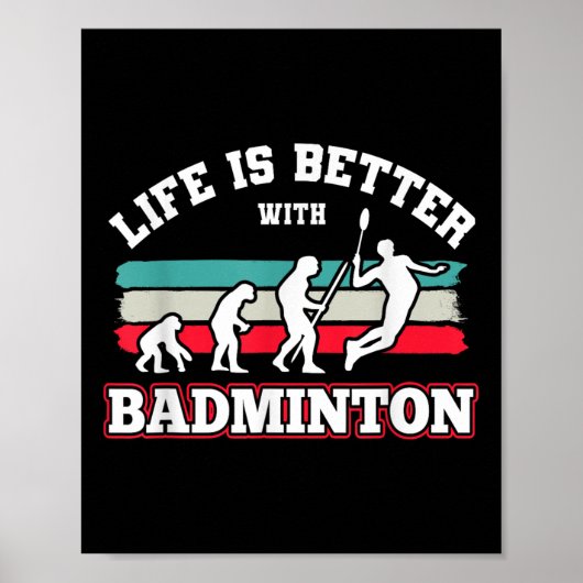 Shuttles Badminton Poster (Voorkant)