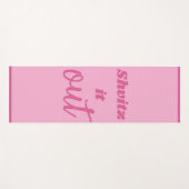 Shvitz Roze Yogamat (Voorkant (horizontaal))