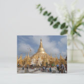 Shwe Dagon Pagoda Briefkaart (Staand voorkant)