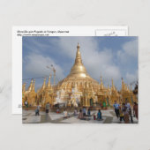 Shwe Dagon Pagoda Briefkaart (Voorkant / Achterkant)