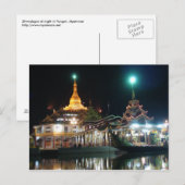 Shwe Dagon Pagoda Briefkaart (Voorkant / Achterkant)