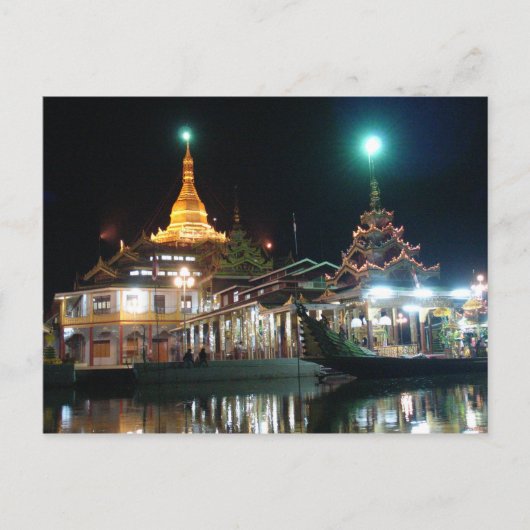 Shwe Dagon Pagoda Briefkaart (Voorkant)