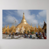 Shwe Dagon Pagoda Poster (Voorkant)