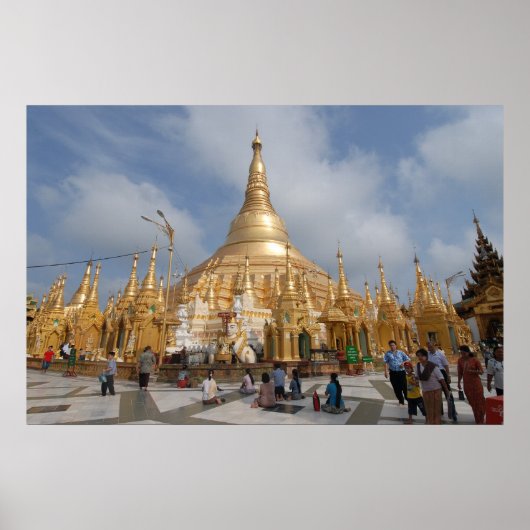 Shwe Dagon Pagoda Poster (Voorkant)