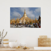 Shwe Dagon Pagoda Poster (Keuken)