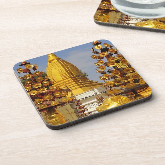 Shwe Zigon Pagoda complex in Bagan (Pagan), Bier Onderzetter (Linkerzijde)