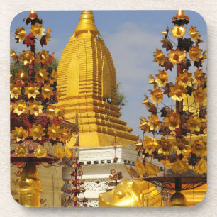 Shwe Zigon Pagodecomplex in Bagan (Pagan), Bier Onderzetter