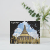 shwedagon arch myanmar briefkaart (Staand voorkant)