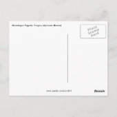 Shwedagon gouden stoepa briefkaart (Achterkant)