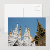 Shwedagon Pagoda Exterieur Briefkaart (Voorkant / Achterkant)