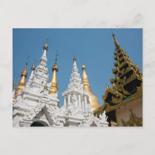 Shwedagon Pagoda Exterieur Briefkaart