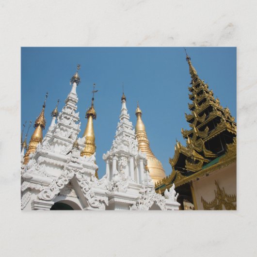 Shwedagon Pagoda Exterieur Briefkaart (Voorkant)