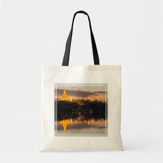 Shwedagon Pagoda, Myanmar, Yangon Tote Bag (Voorkant)