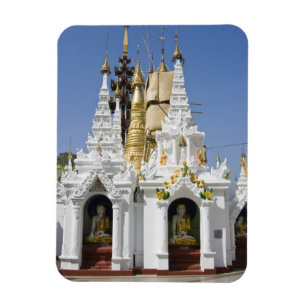 Shwedagon Pagoda (Paya), grote tempel site die 2 Magneet