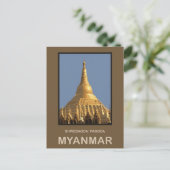 Shwedagon Pagoda Yangon Myanmar Briefkaart (Staand voorkant)
