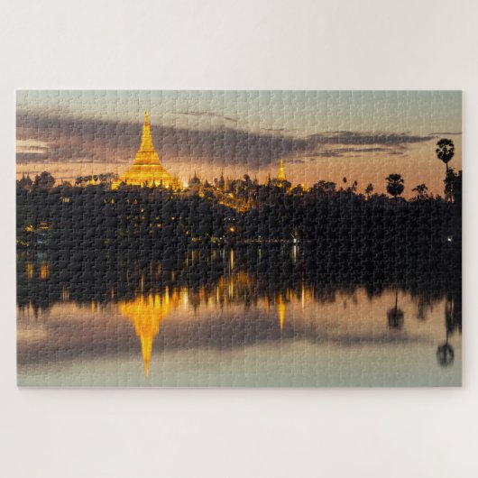 Shwedagon Pagode, Myanmar, Yangon Legpuzzel (Horizontaal)