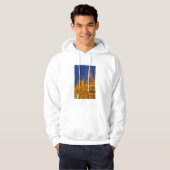 Shwedagon Pagode 's nachts, Myanmar Hoodie (Voorkant volledig)