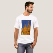Shwedagon Pagode 's nachts, Myanmar T-shirt (Voorkant volledig)