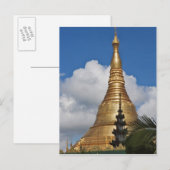 Shwedagon Pagode, Yangon, Myanmar Briefkaart (Voorkant / Achterkant)