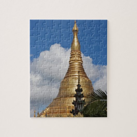 Shwedagon Pagode, Yangon, Myanmar Legpuzzel (Verticaal)