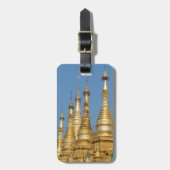 Shwedagon-pagodespitsen Bagagelabel (Voorkant verticaal)