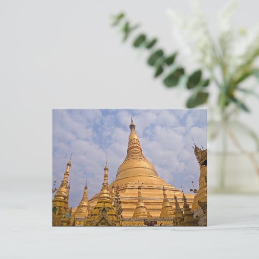 Shwedagon Paya Briefkaart (Staand voorkant)
