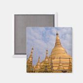 Shwedagon Paya Magnet (Voorkant / Achterkant)