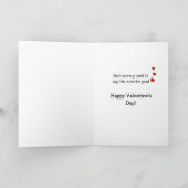 Shweeat Squirrel Valentijnsdag Card Feestdagen Kaart (Binnen)