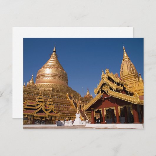 Shwezigon Paya Briefkaart (Voorkant / Achterkant)
