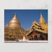 Shwezigon Paya Briefkaart (Voorkant)