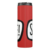 SHWMAE! Welsh Language Greeting Speech Bubble Thermosbeker (Achterkant)