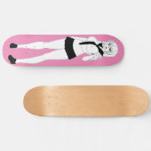 Shy Anime School Girl Skateboard Deck (Horizontaal)