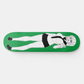 Shy Anime School Girl Skateboard Deck (Horizontaal)