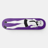 Shy Anime School Girl Skateboard Deck (Horizontaal)