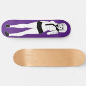 Shy Anime School Girl Skateboard Deck (Horizontaal)