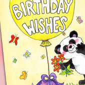 Shy Birthday wil wenskaart van Nicole Janes Kaart