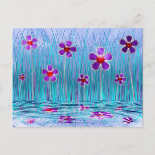 Shy Daisies Briefkaart (Voorkant)