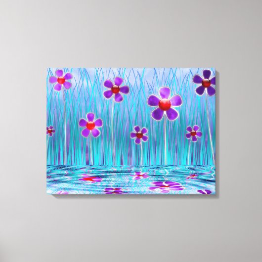Shy Daisies Canvas Print (Voorkant)