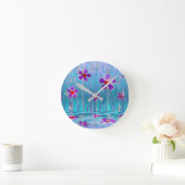 Shy Daisies Clock Ronde Klok (Huis)