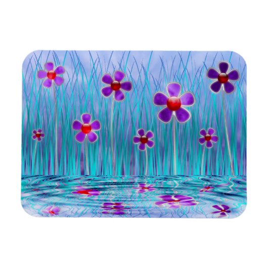 Shy Daisies Flexible Magnet Magneet (Horizontaal)