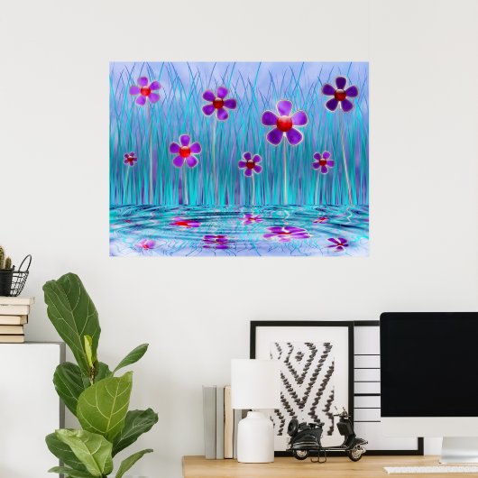 Shy Daisies Print (Thuiskantoor)