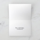 Shy Deer Wildlife Verjaardag Kaart (Binnen)