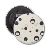 Shy Elephant Pattern Button Flesopener (Voorkant)