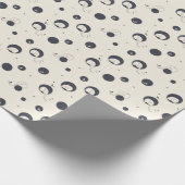 Shy Elephant Pattern Cadeaupapier (Hoek)