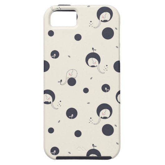 Shy Elephant Pattern Case-Mate iPhone Case (Achterkant)