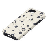 Shy Elephant Pattern Case-Mate iPhone Case (Onderkant)