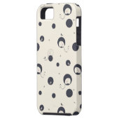 Shy Elephant Pattern Case-Mate iPhone Case (Achterkant Links)