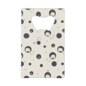 Shy Elephant Pattern Creditkaart Flessenopener (Voorkant)